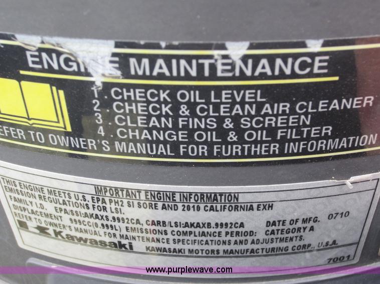 image for item H9840 2009 Ex Mark commercial lawn mower