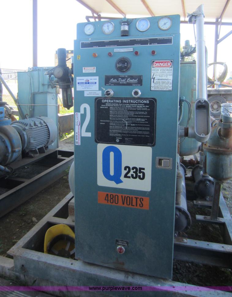 image for item H9849 Quincy rotary screw air compressor