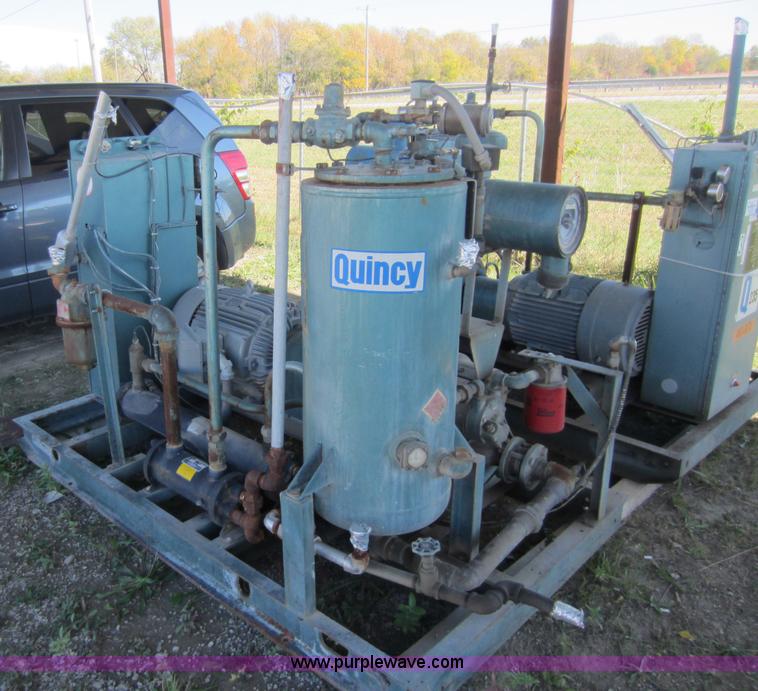 image for item H9849 Quincy rotary screw air compressor