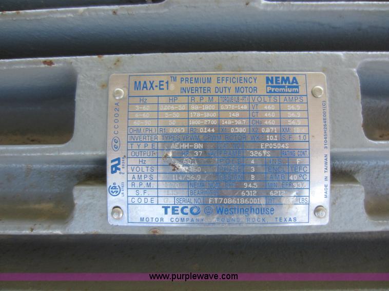 image for item H9849 Quincy rotary screw air compressor