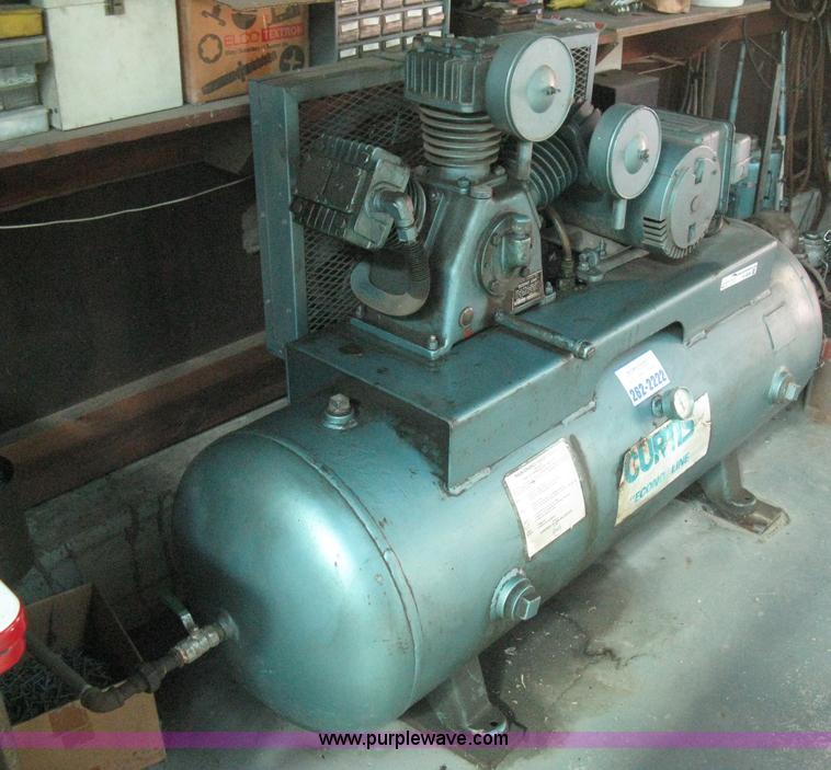 image for item M9008 Curtis Econo-Line E50 horizontal air compressor