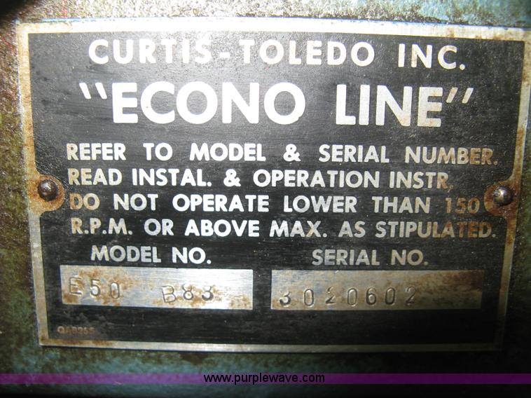 image for item M9008 Curtis Econo-Line E50 horizontal air compressor