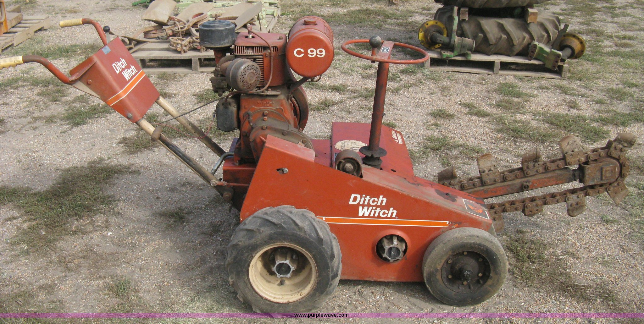 Ditch Witch C99 walk behind trencher in Sedgwick, KS Item M9056 sold