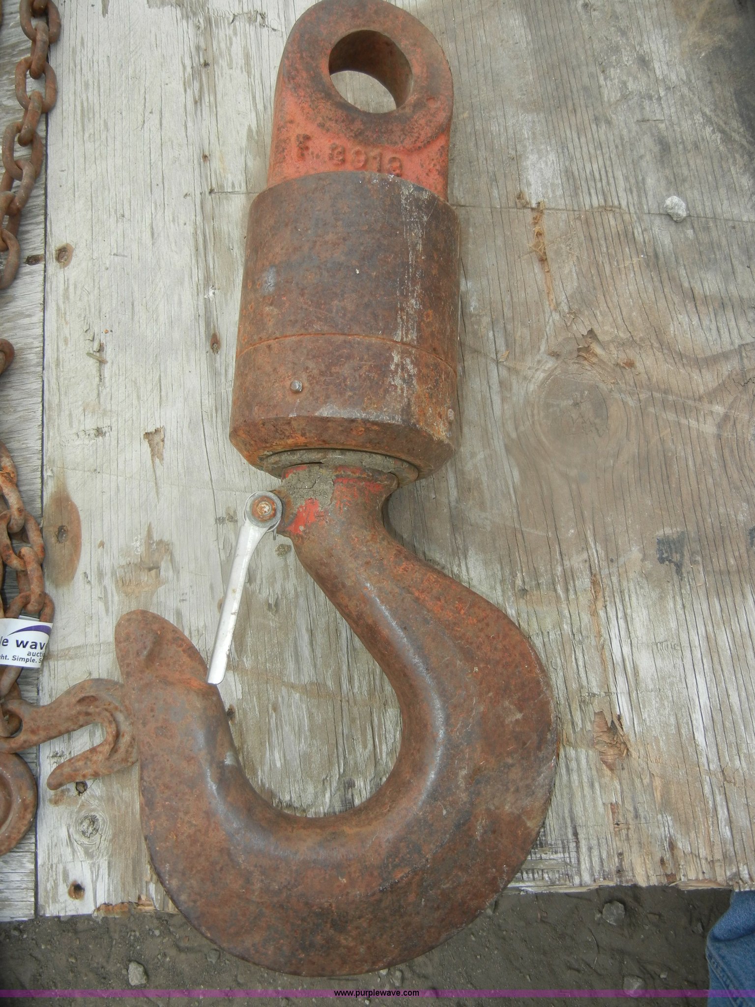 Johnson 2218 crane swivel hook in Manhattan, KS Item V9790 sold