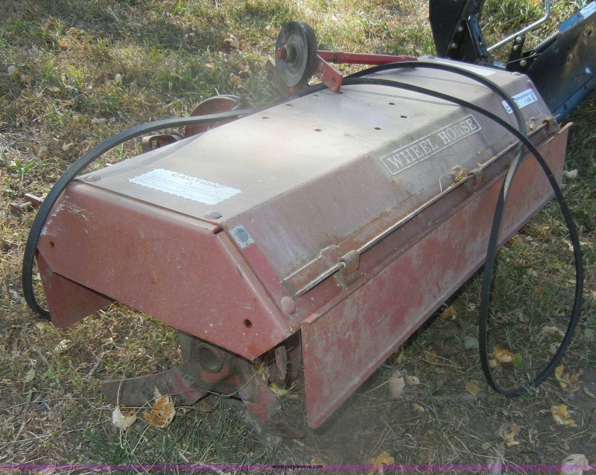 Wheel Horse 36" rear tine tiller in Linn, KS Item V9866 sold Purple