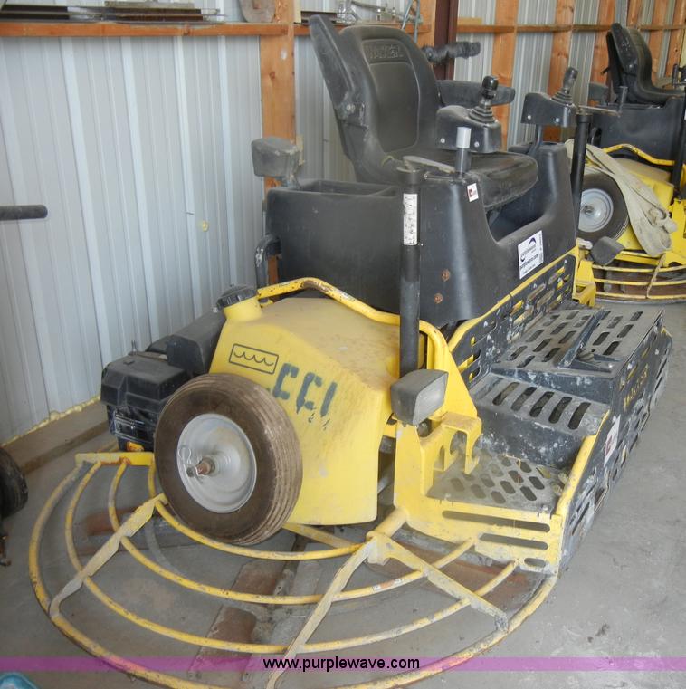 image for item F2607 Wacker ride-on power trowel