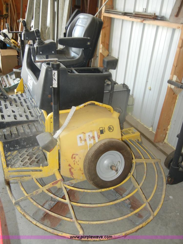 image for item F2607 Wacker ride-on power trowel