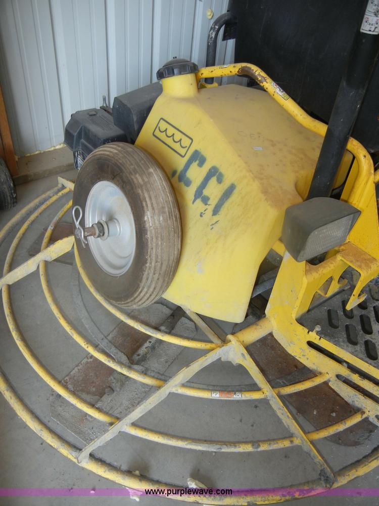 image for item F2607 Wacker ride-on power trowel