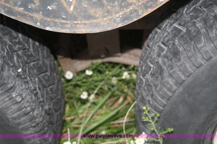 image for item F2613 1995 shop built double axle trailer