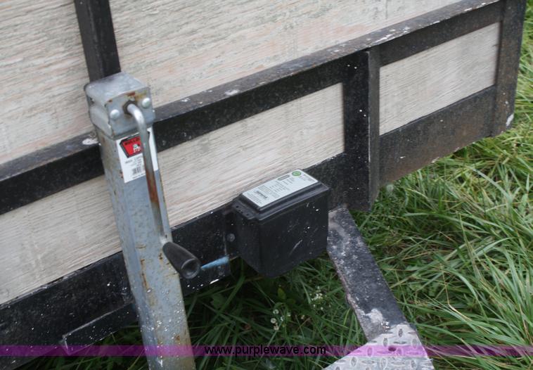 image for item F2613 1995 shop built double axle trailer