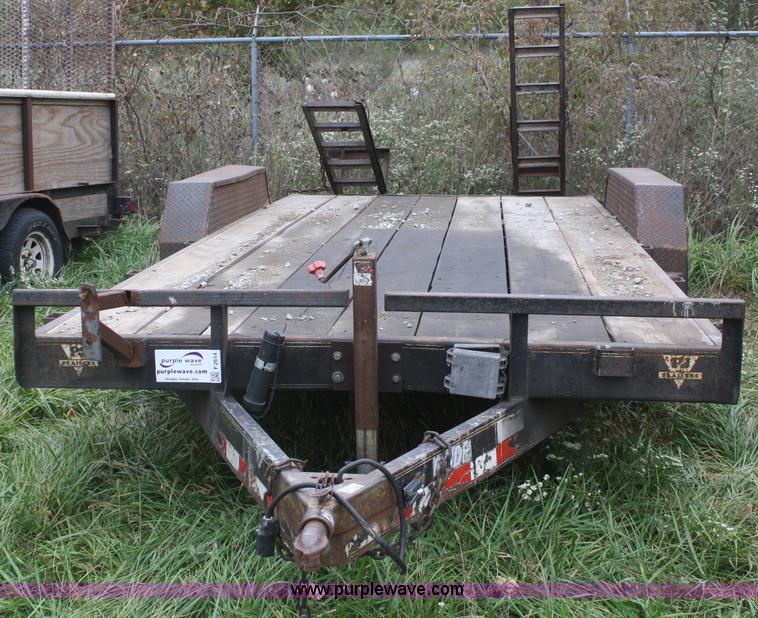 image for item F2614 2001 PJ flatbed trailer