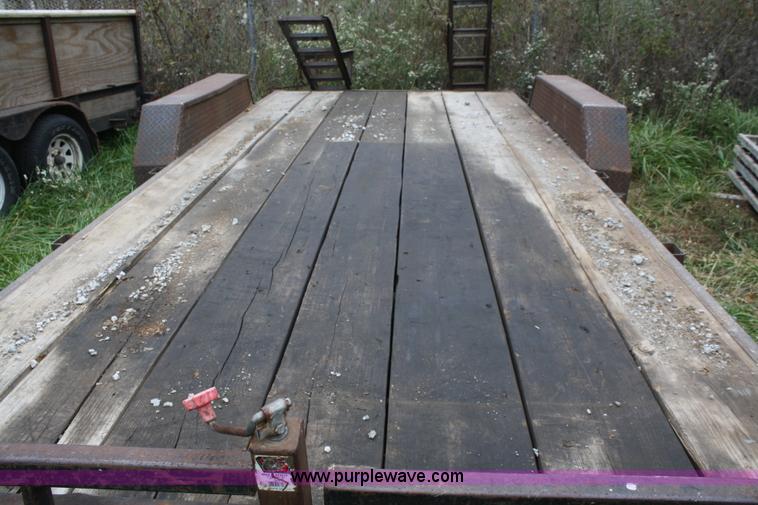 image for item F2614 2001 PJ flatbed trailer