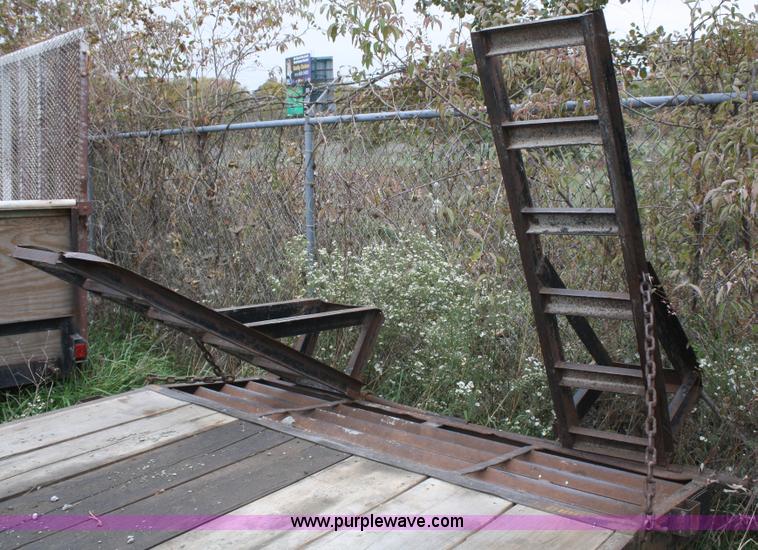 image for item F2614 2001 PJ flatbed trailer