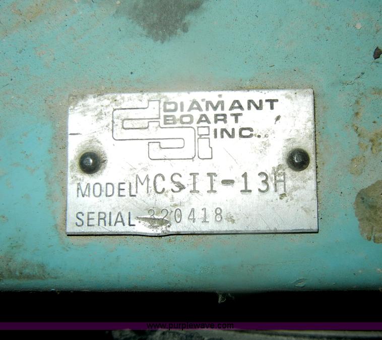 image for item K9928 Diamant Board concrete saw