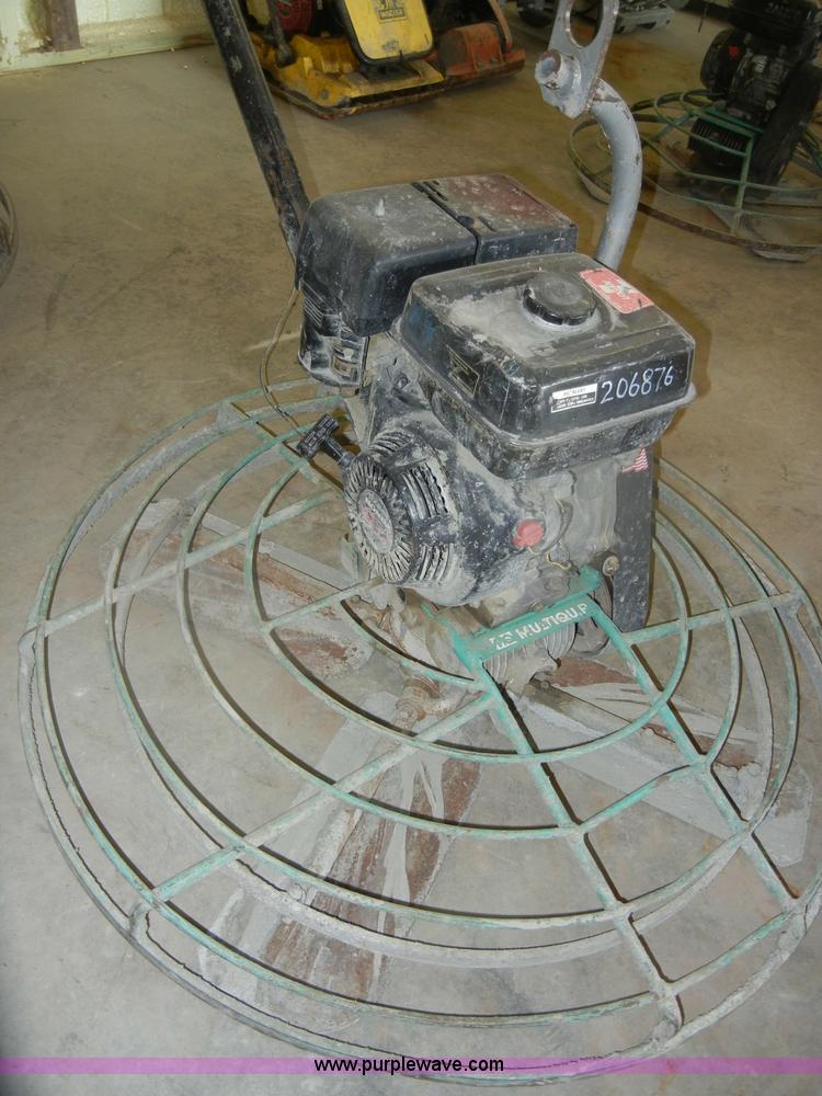 image for item K9937 MultiQuip Whiteman BA48H power trowel