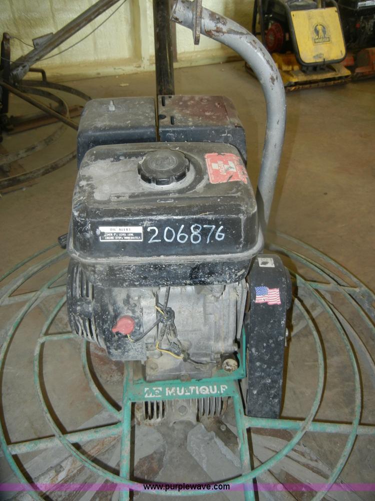 image for item K9937 MultiQuip Whiteman BA48H power trowel