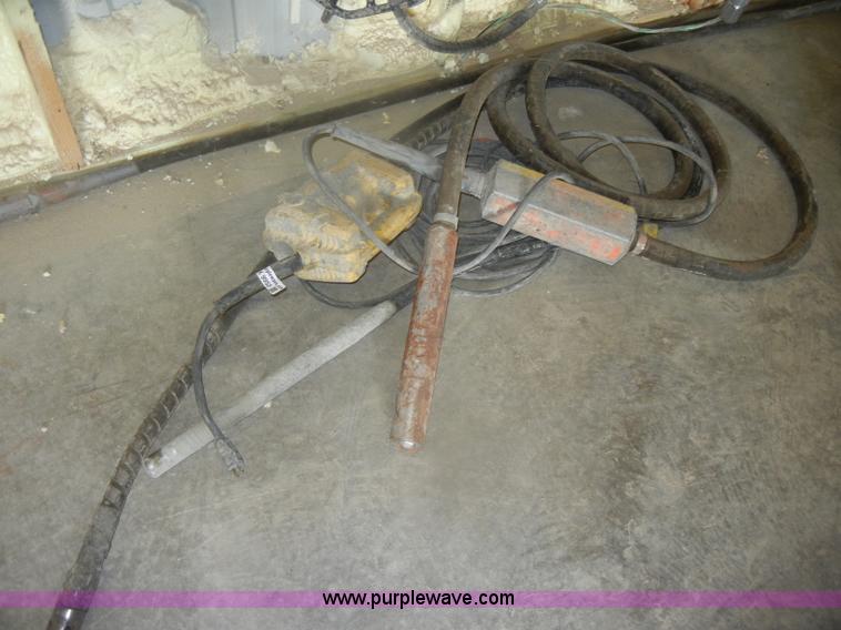 image for item K9953 (2) Wacker 110V concrete vibrators
