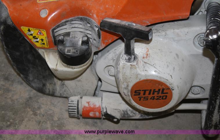 image for item U9526 Stihl TS420 concrete saw