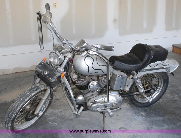 image for item U9602 1974 Harley Davidson Sportster motorcycle
