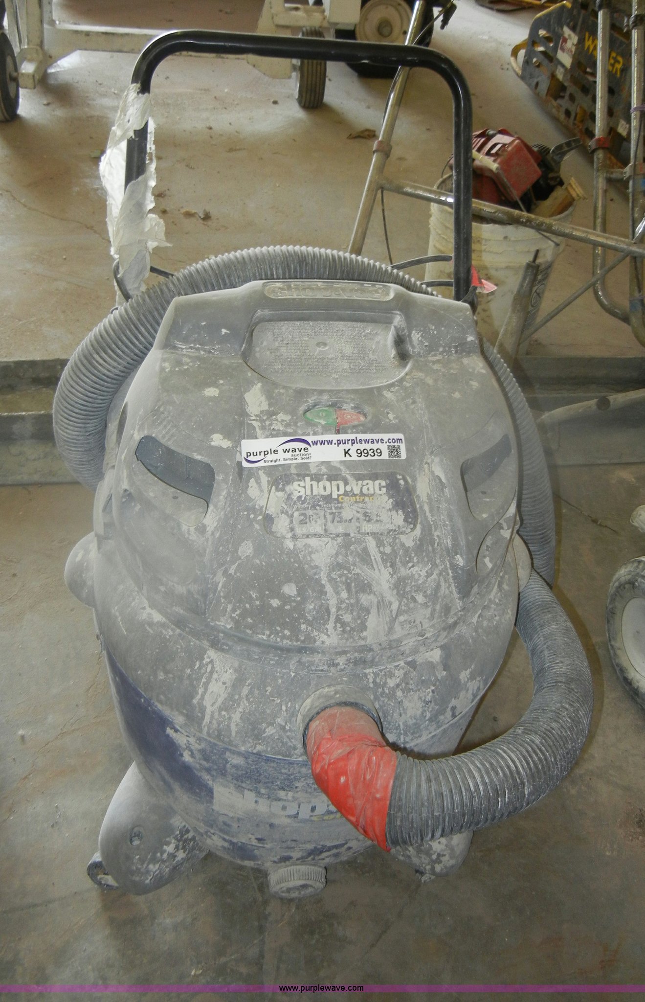 (3) shop vacs in Lansing, KS Item K9939 sold Purple Wave