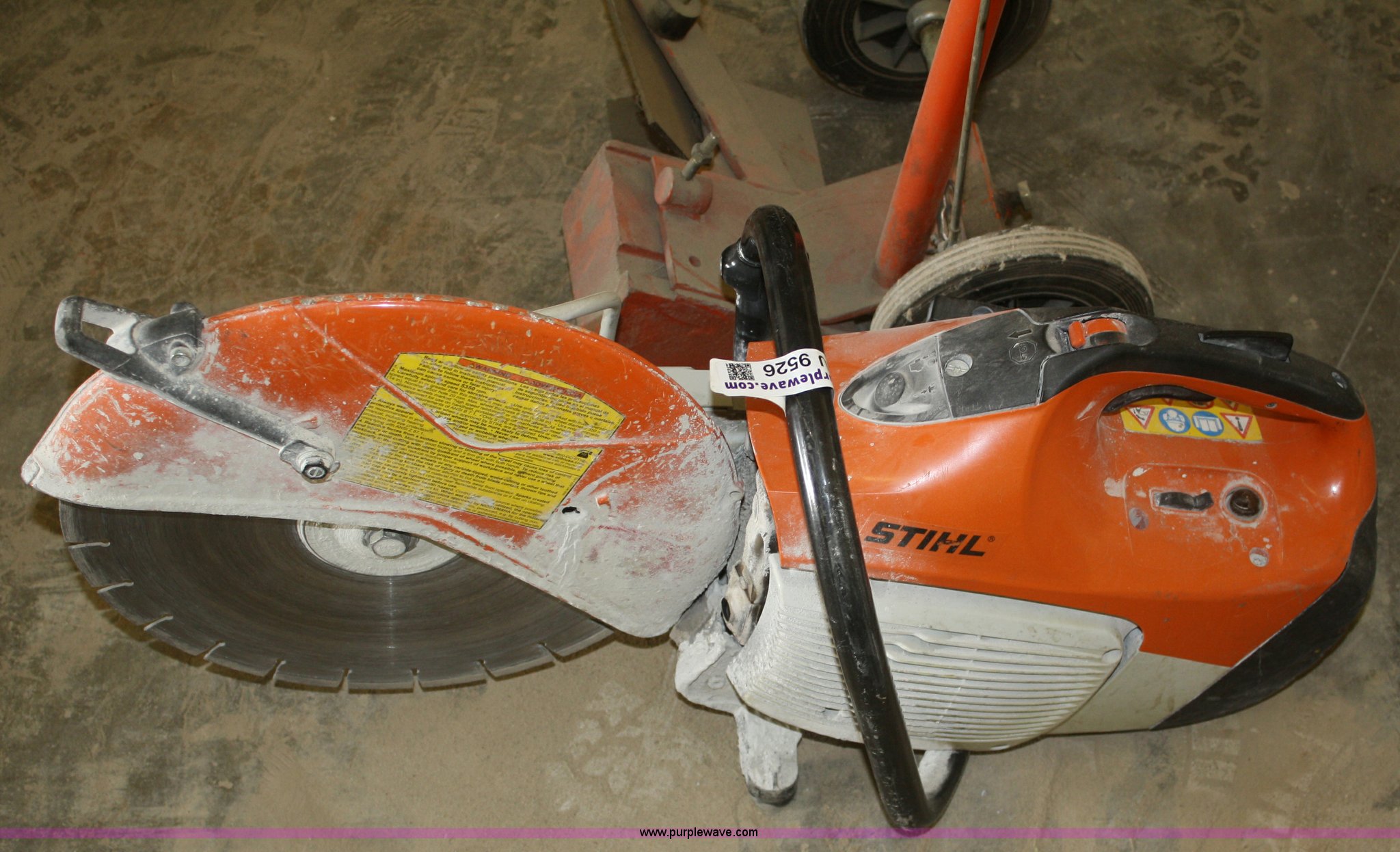 Stihl TS420 concrete saw in Lansing, KS Item U9526 sold Purple Wave