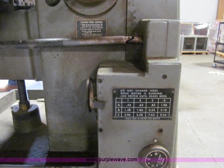 image for item A5408 Clausing 8540 milling machine