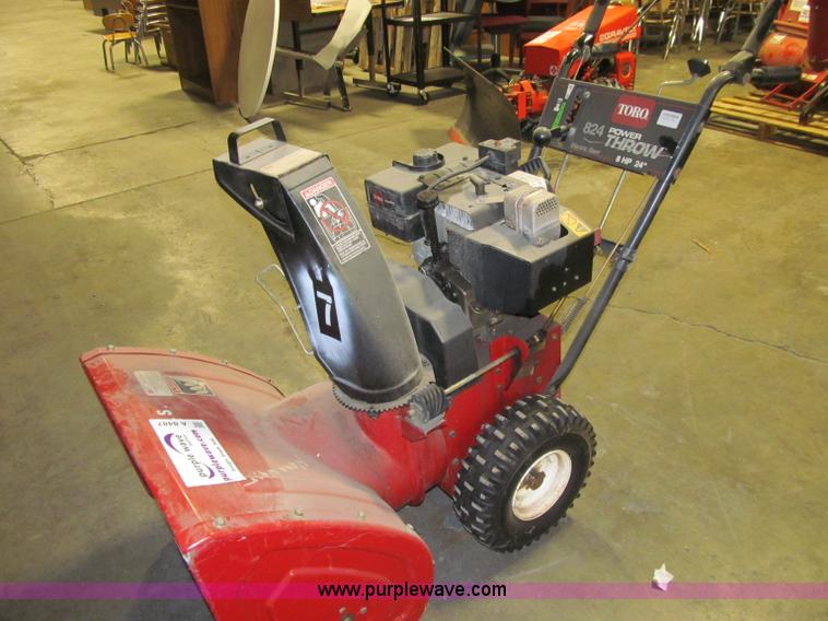 image for item A8487 Toro 824 self-propelled snow blower