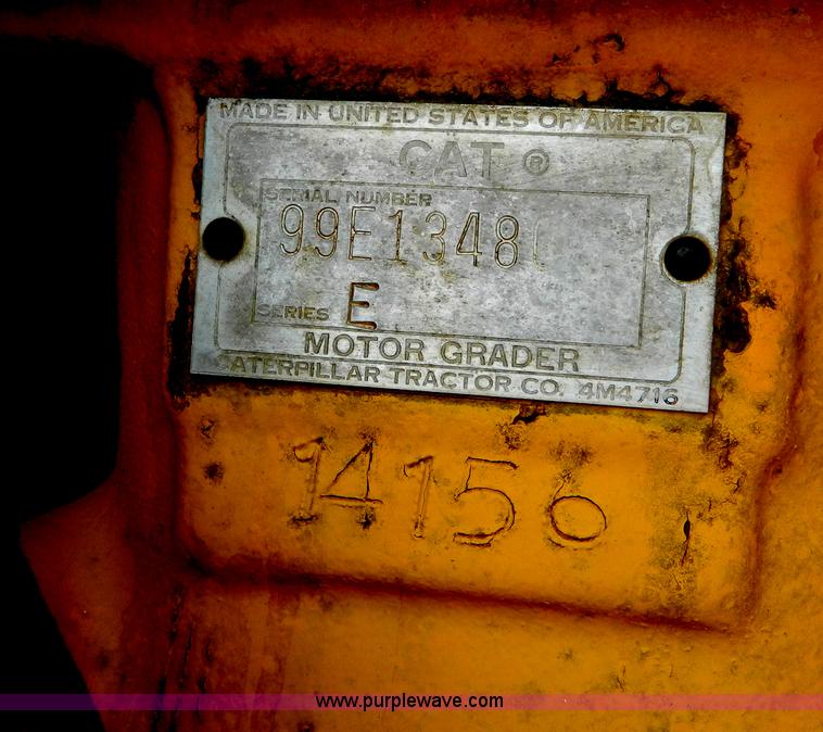 image for item B3920 1966 Caterpillar 12 motor grader