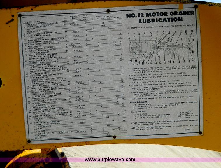 image for item B3920 1966 Caterpillar 12 motor grader