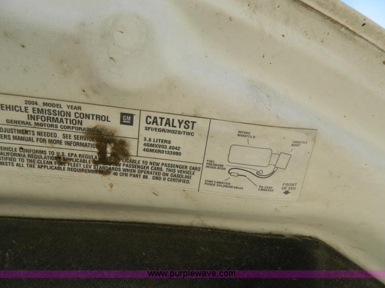 image for item B3939 2004 Pontiac Bonneville SLE