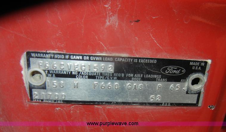 image for item D4808 1979 Ford F600 truck