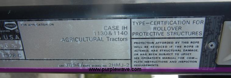 image for item D4817 Case IH 1130 lawn tractor