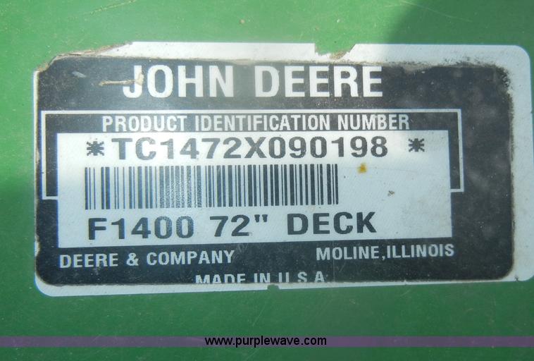 image for item D4818 John Deere 1445 Series II ZTR lawn mower