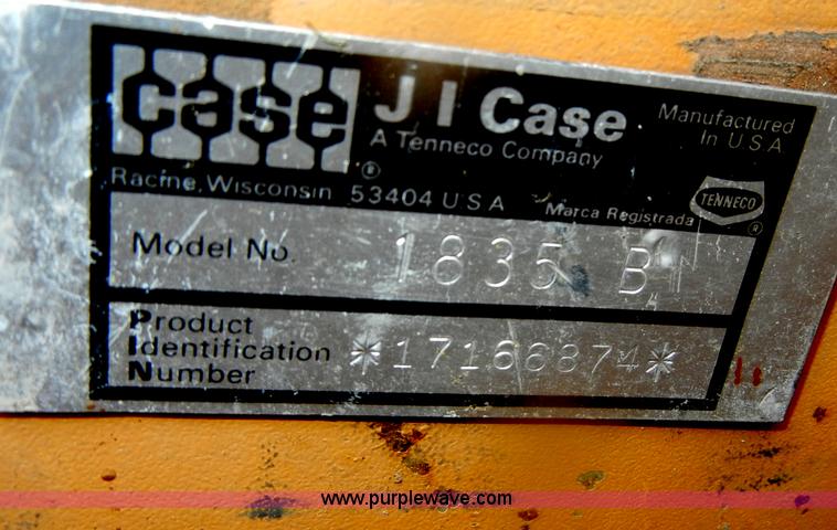 image for item D4845 1986 Case 1835 skid steer