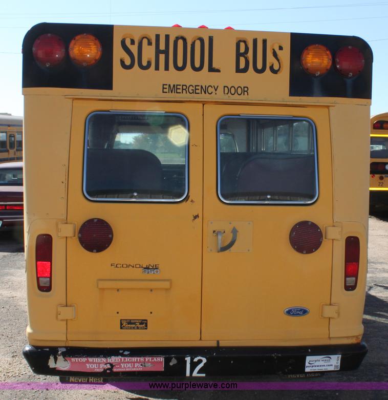 image for item E4236 1991 Ford E350 Collins school bus