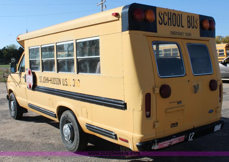 image for item E4236 1991 Ford E350 Collins school bus