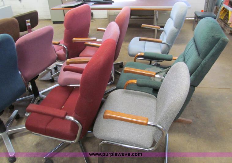 image for item E5615 Approximately 90 assorted office chairs