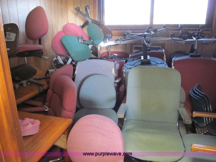 image for item E5615 Approximately 90 assorted office chairs