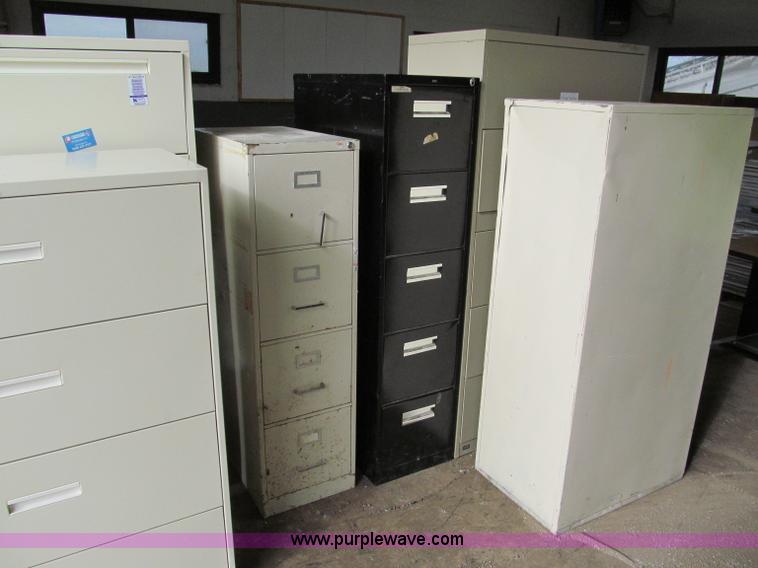 image for item E5618 (7) assorted file cabinets