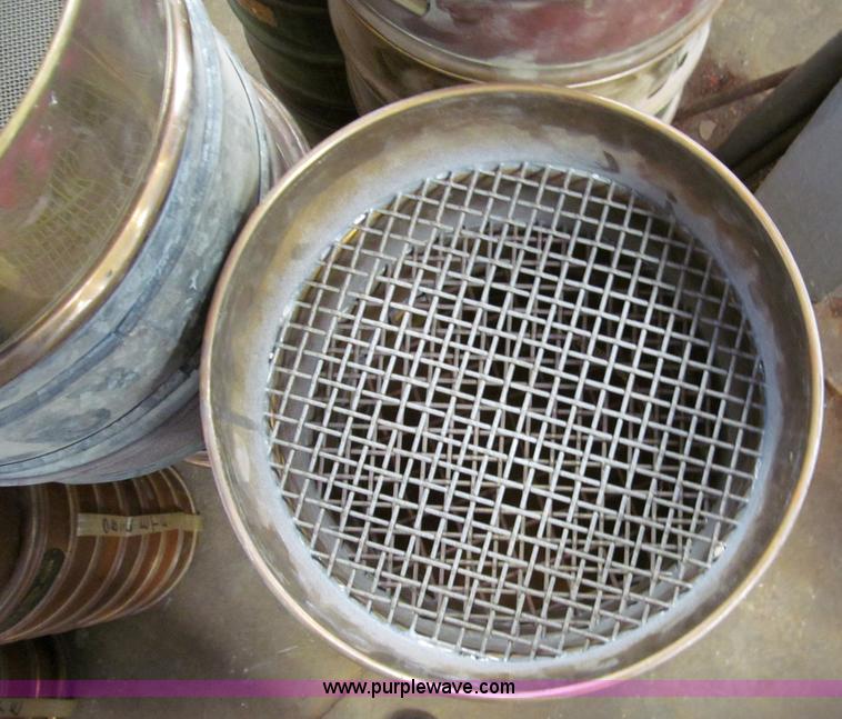 image for item E5624 (100) brass rock and sand sieves
