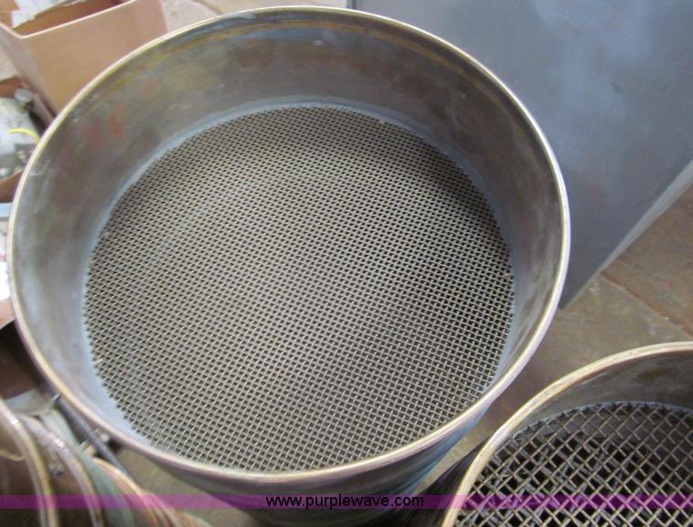 image for item E5624 (100) brass rock and sand sieves