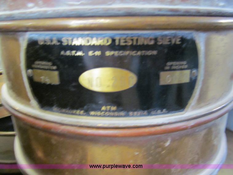 image for item E5624 (100) brass rock and sand sieves