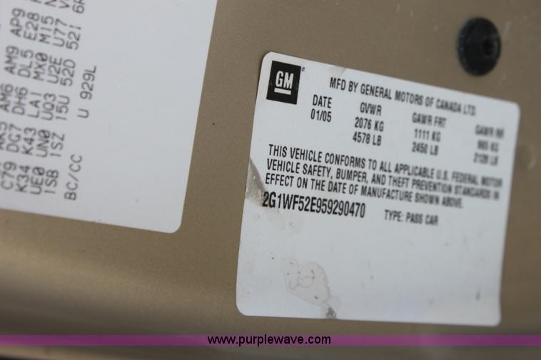 image for item E8133 2005 Chevrolet Impala