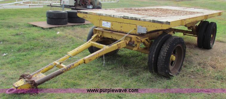 image for item E8136 1966 shop built agriculture trailer