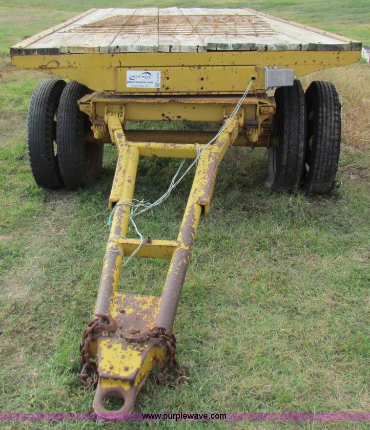 image for item E8136 1966 shop built agriculture trailer