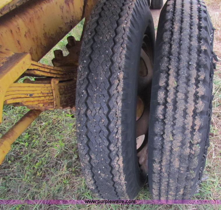 image for item E8136 1966 shop built agriculture trailer