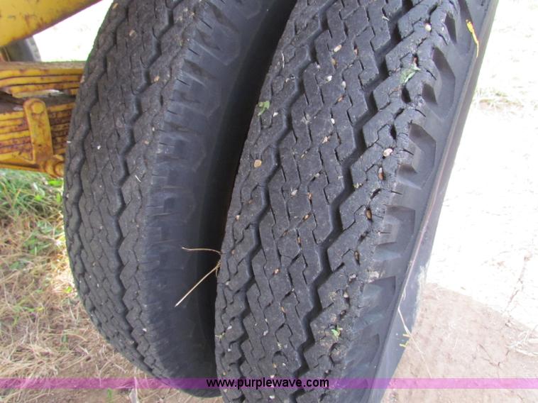 image for item E8136 1966 shop built agriculture trailer