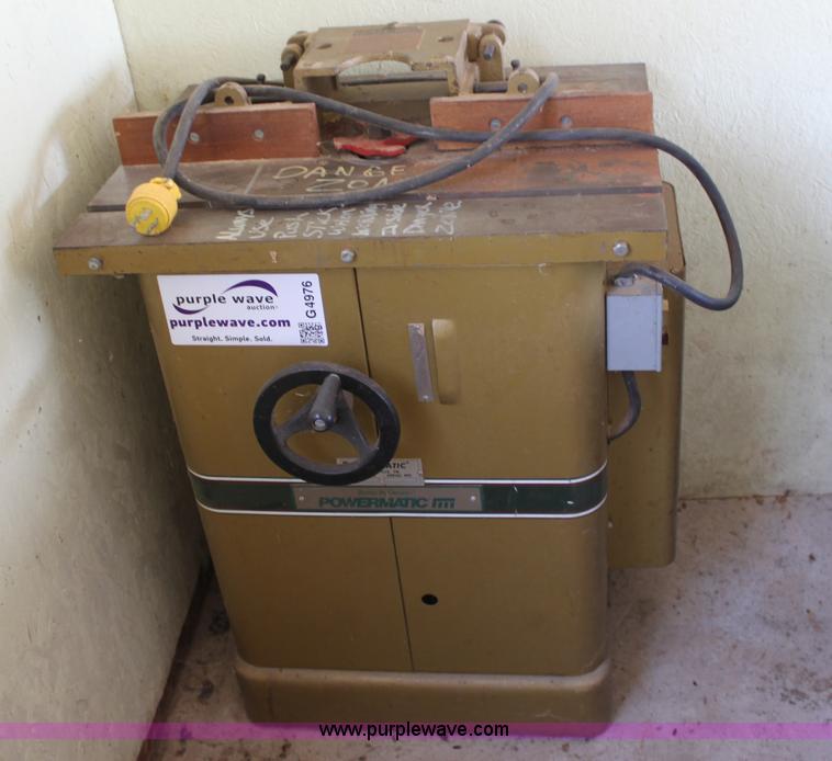 Powermatic 26 shaper in Rosalia, KS | Item G4976 sold | Purple Wave