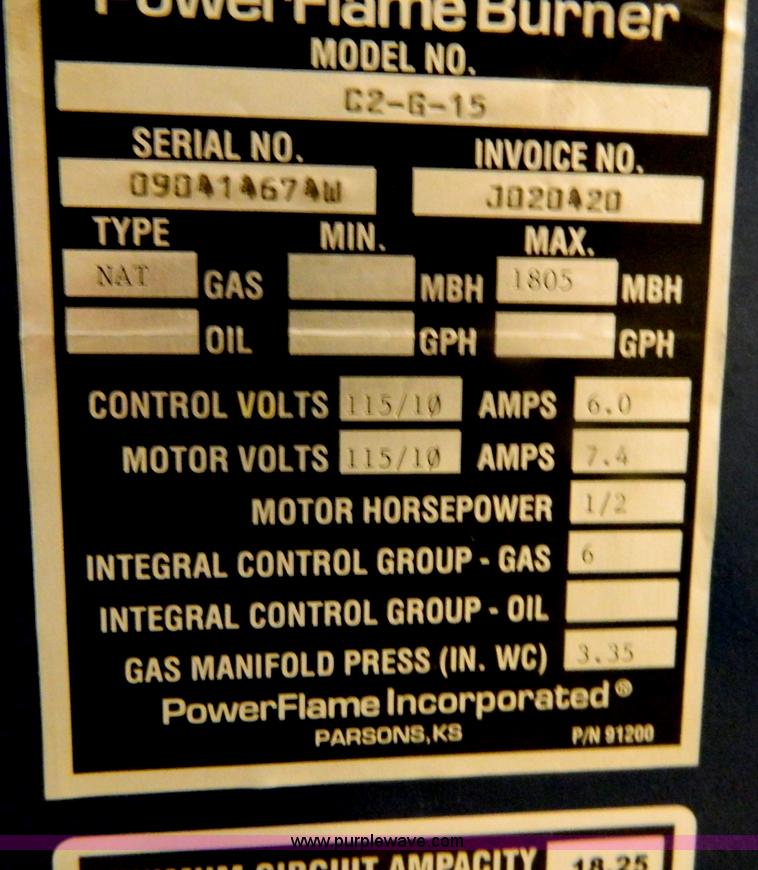 image for item S9018 Les Inc. boiler