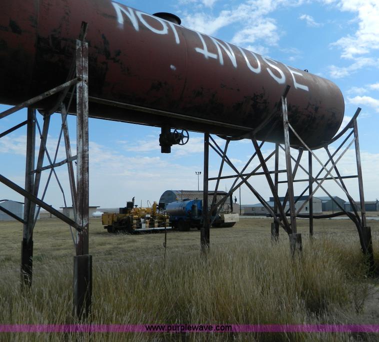 Bulk oil storage tank and stand in Atwood, KS Item S9025 sold